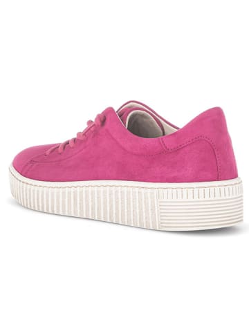 Gabor Leren sneakers roze