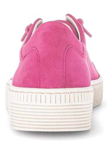 Gabor Leder-Sneakers in Pink
