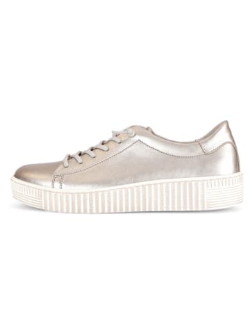 Gabor Leder-Sneakers in Beige