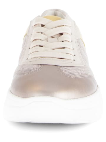 Gabor Leren sneakers beige/geel