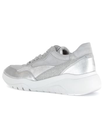 Gabor Leren sneakers zilverkleurig/grijs