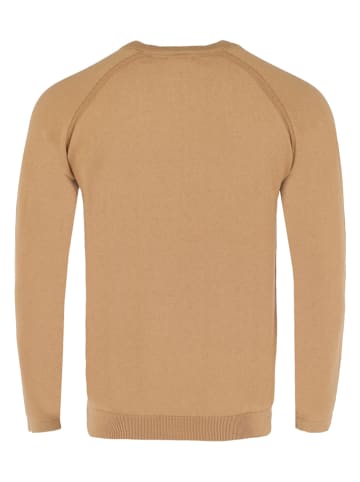 Mexx Sweter w kolorze karmelowym