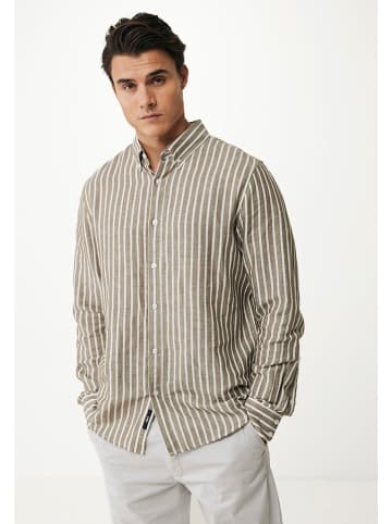 Mexx Hemd "Aiden" in Weiß/ Khaki