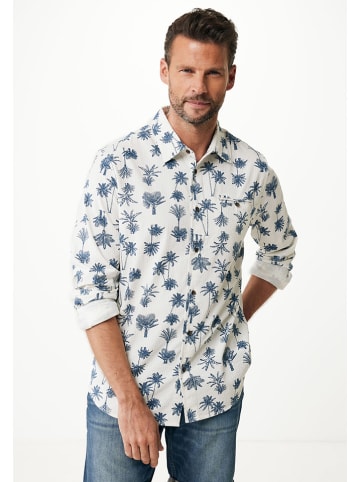 Mexx Hemd - Regular fit - in Weiß/ Blau