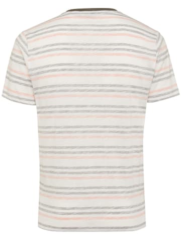 Mexx Shirt in Khaki/ Weiß
