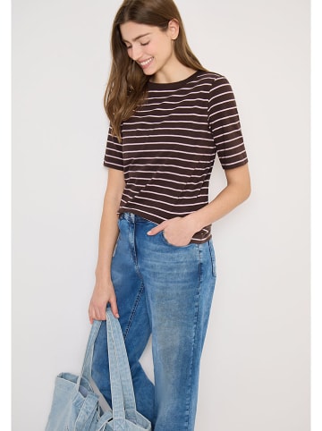 Cecil Shirt bruin/wit