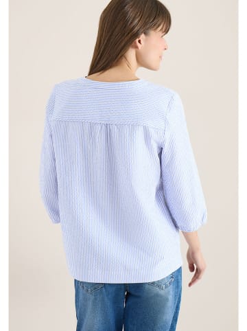 Cecil Blouse lichtblauw/wit