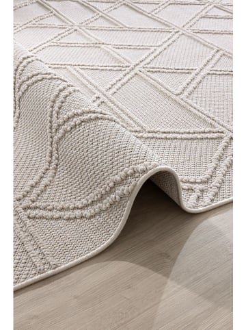 Mioli Kurzflor-Teppich in Creme