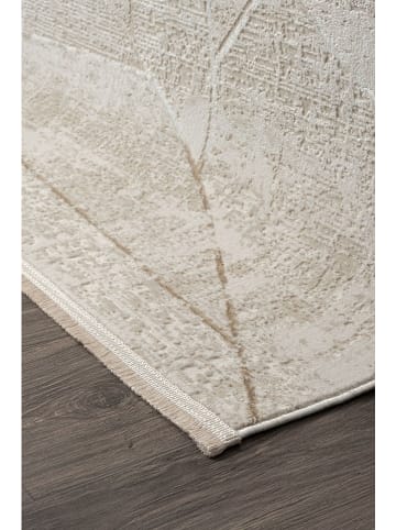 Mioli Kurzflor-Teppich in Creme/ Beige