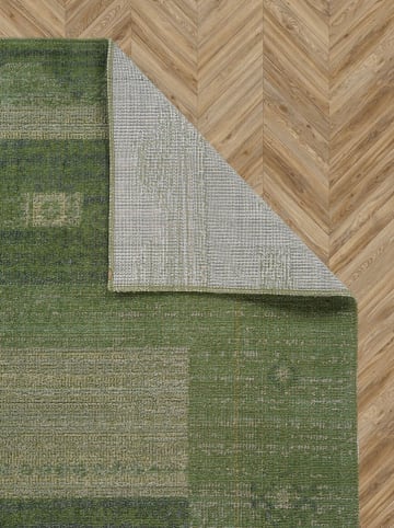 Mioli Laagpolig tapijt "Antik" groen