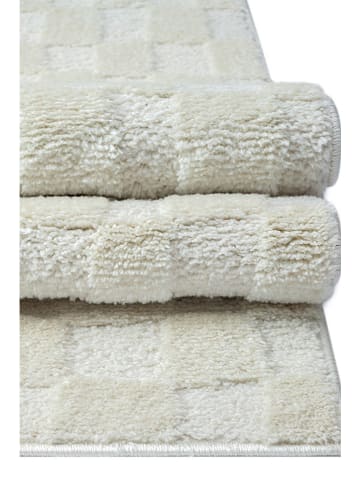 Mioli Kurzflor-Teppich in Creme