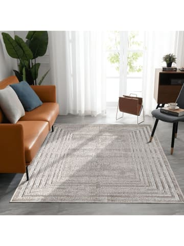 Mioli Laagpolig tapijt beige/wit