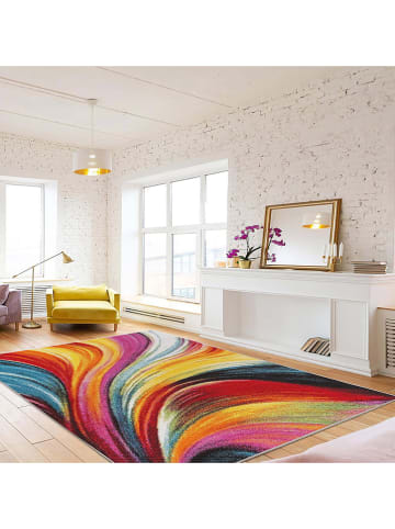Mioli Kurzflor-Teppich in Bunt