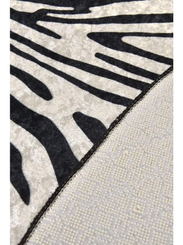 Mioli Kurzflor-Teppich ''Zebra'' in Schwarz/ Weiß