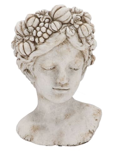 daan kromhout Blumentopf "Fruit Face" in Grau - (H)34 x Ø 22 cm