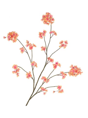 daan kromhout Dekoracyjna gałązka "Cherry Blossom" w kolorze pomarańczowym - wys. 126 cm