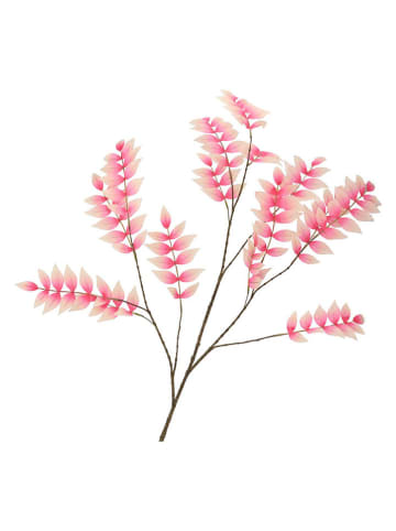 daan kromhout Dekozweig "Salix Leaf" in Creme/ Pink - (H)135 cm