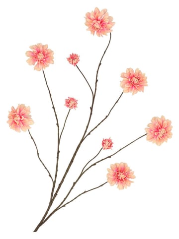 daan kromhout Dekoracyjna gałązka "Dahlia" w kolorze pomarańczowym - wys. 125 cm