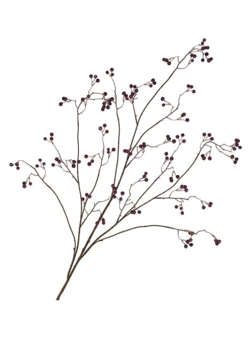 daan kromhout Dekoracyjna gałązka "Berry" w kolorze fioletowym - wys. 135 cm