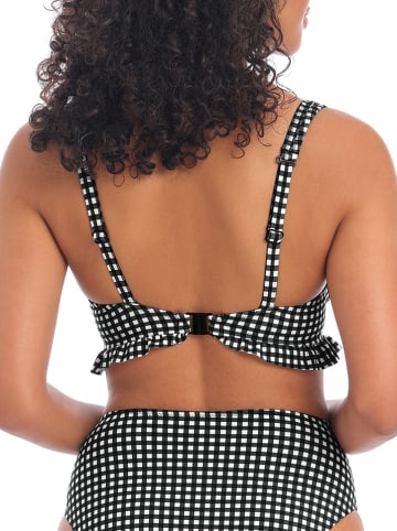 Freya Bikini-Oberteil "Check In" in Schwarz/ Weiß