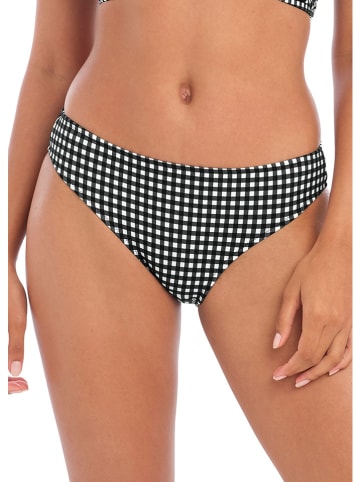 Freya Bikini-Hose "Check In" in Schwarz/ Weiß
