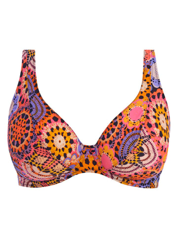 Freya Bikini-Oberteil "Santiago nights" in Lila/ Pink/ Orange