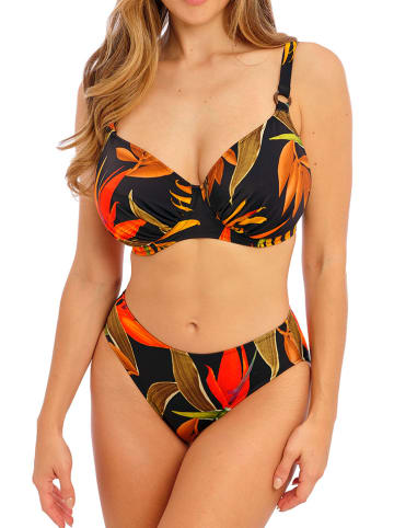 FANTASIE SWIM Figi bikini w kolorze czarno-pomarańczowym
