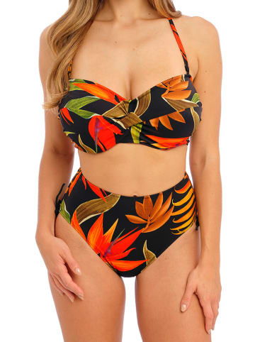 FANTASIE SWIM Figi bikini w kolorze czarno-pomarańczowym