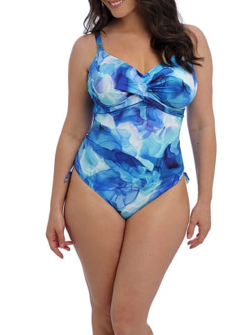 FANTASIE SWIM Strój kąpielowy "Saunton Sands" w kolorze niebieskim