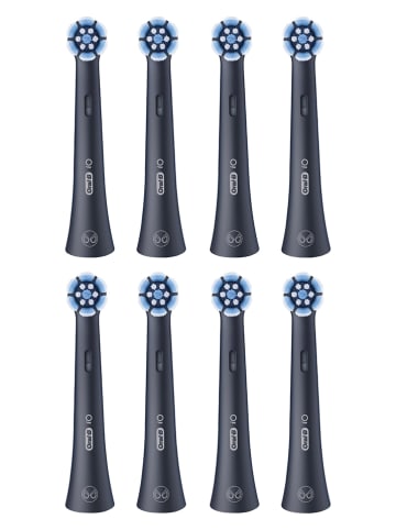 Oral-B Wymienne końcówki (8 szt.) "iO Kids Spiderman" w kolorze czarnym