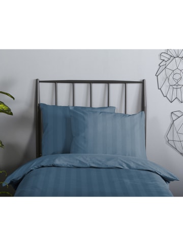 Descanso Satijnen beddengoedset "Sevilla" blauw