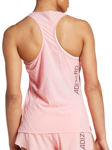 adidas Top "Adizero" w kolorze jasnoróżowym do biegania