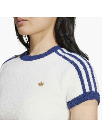 adidas Koszulka dzianinowa w kolorze kremowym