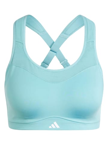 adidas Biustonosz sportowy "TLRD Impact" w kolorze błękitnym