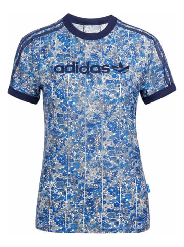 adidas Trainingsshirt "Originals x Liberty Cali" in Blau