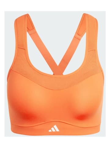 adidas Biustonosz sportowy "TLRD Impact" w kolorze pomarańczowym