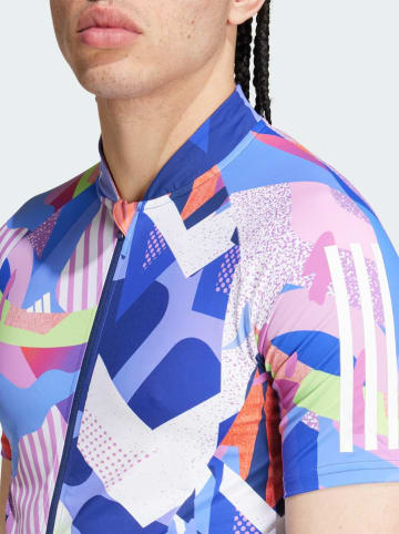 adidas Koszulka kolarska "Essentials" ze wzorem