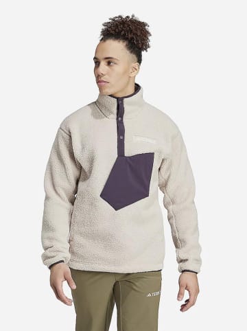 adidas Bluza polarowa w kolorze beżowym