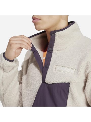 adidas Fleece trui beige