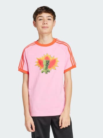 adidas Shirt "Originals x Minecraft" in Rosa