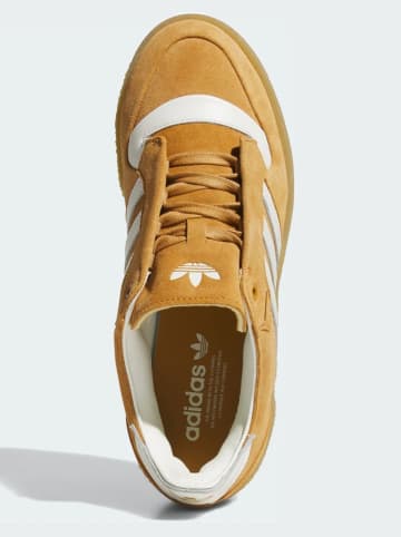 adidas Skórzane sneakersy "Rivalry Crepe" w kolorze jasnobrązowym