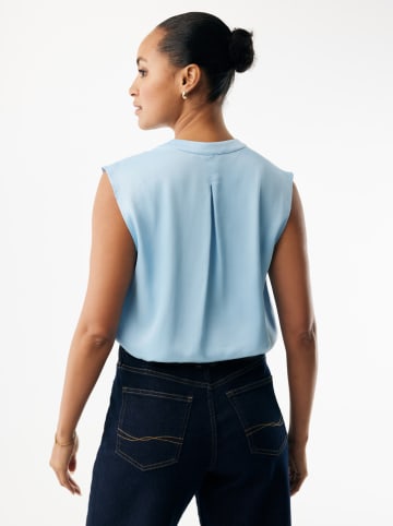 Mexx Bluzka "Violet" w kolorze błękitnym