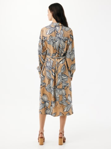 Mexx Sukienka w kolorze jasnobrązowo-czarnym
