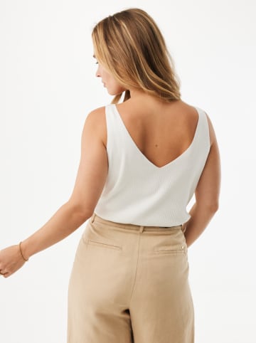 Mexx Top "Lavender" w kolorze kremowym