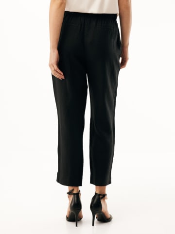Mexx Leinen-Hose in Schwarz