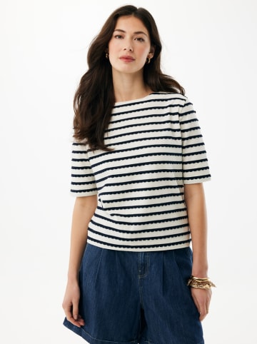 Mexx Shirt wit/donkerblauw