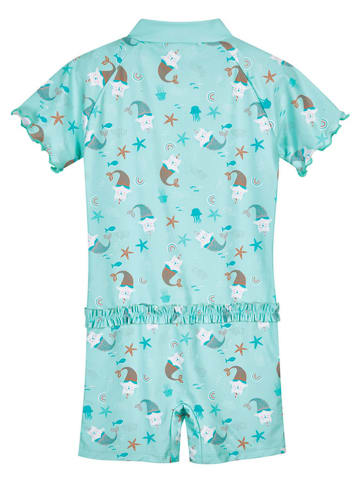 Playshoes Badeanzug "Einhornmeerkatze" in Türkis