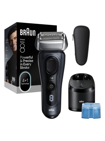 Braun Elektrorasierer "Series 8 8663cc" in Schwarz