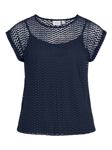 Vila Bluse "Vimine" in Dunkelblau