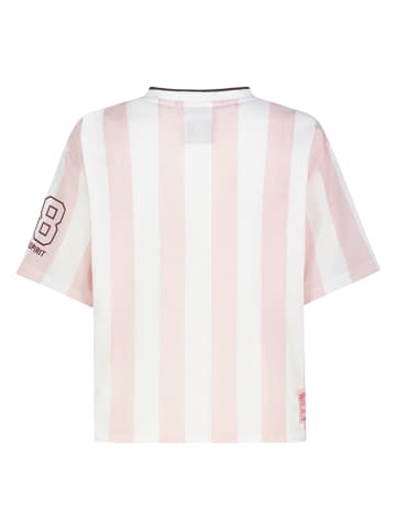 Sublevel Shirt wit/lichtroze